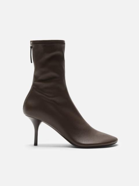 Leather ankle boot - Brown