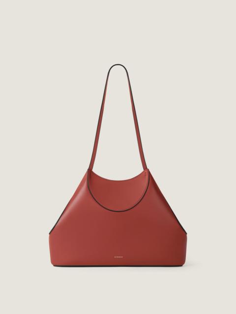 SMALL FACET TOTE BAG IN GRAINED LEATHER