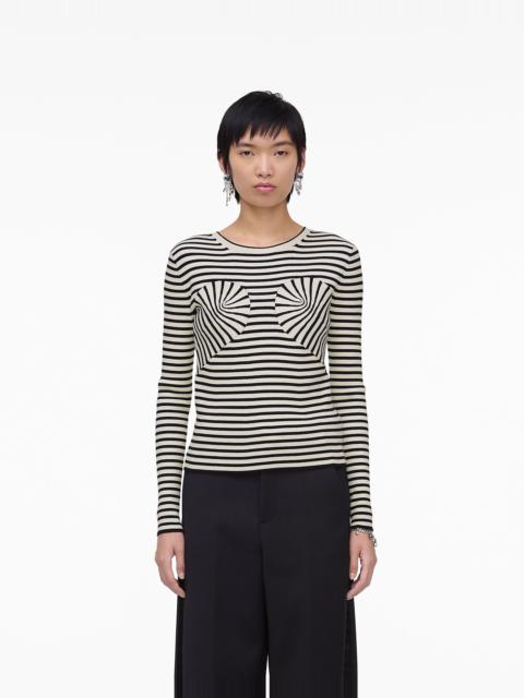 SEAMED UP KNIT CREWNECK