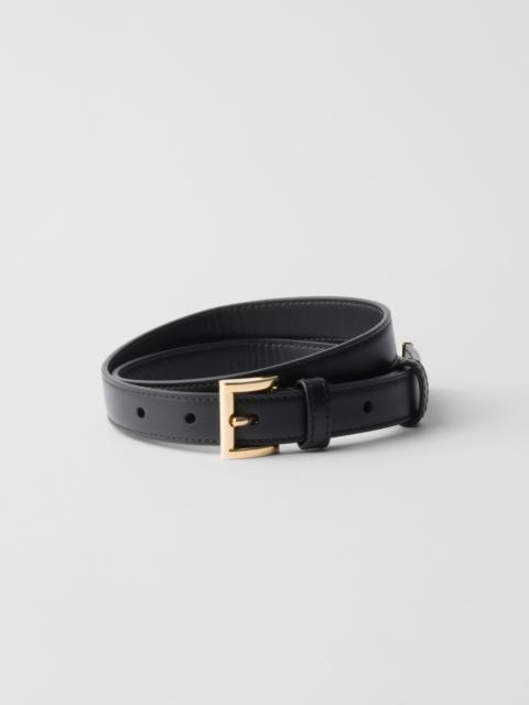 Leather belt