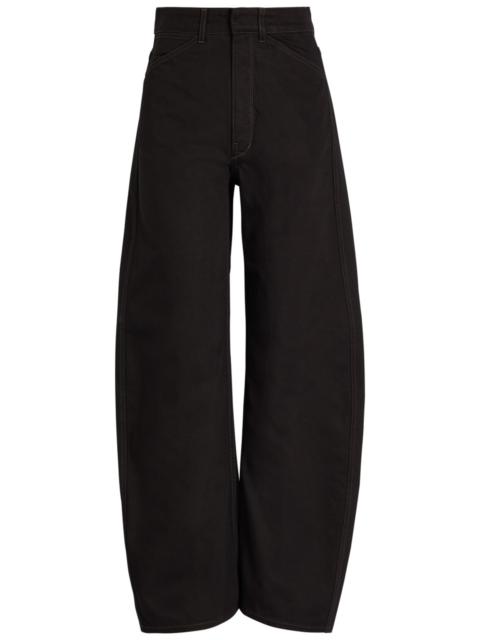Lemaire Curved Barrel-leg Jeans