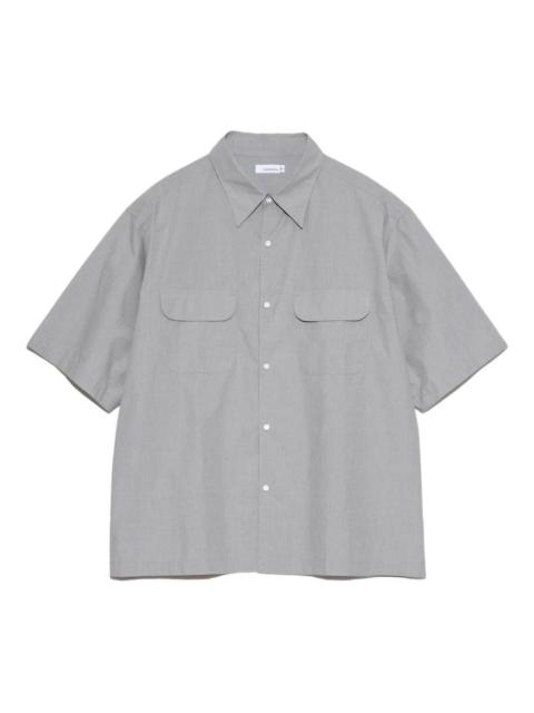regular-collar end-on-end shirt