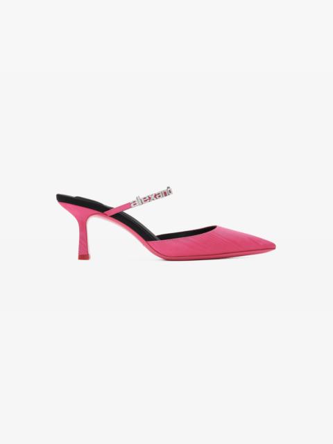 DELPHINE 65 LOGO STRAP MULE IN VISCOSE