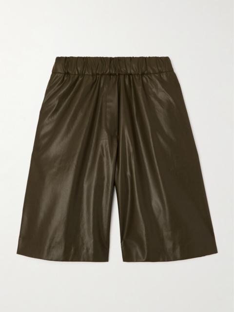 Faux Leather Shorts