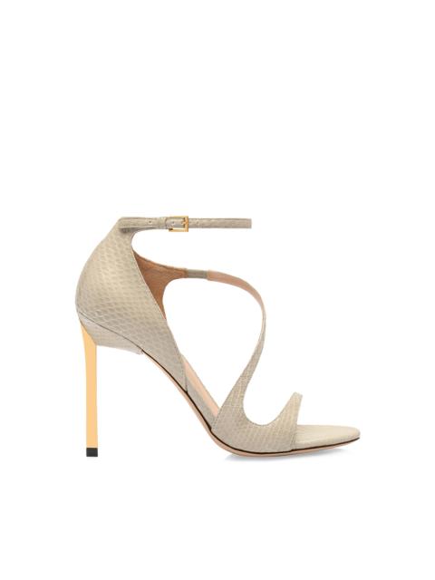 AYERS SNAKESKIN NEWTON SANDAL
