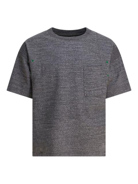 pocket-detail panelled T-shirt