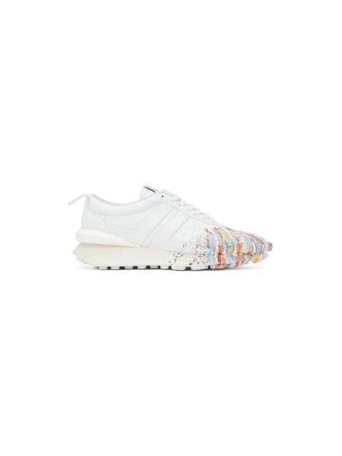 White Gallery Dept. Edition Leather Bumpr Sneakers