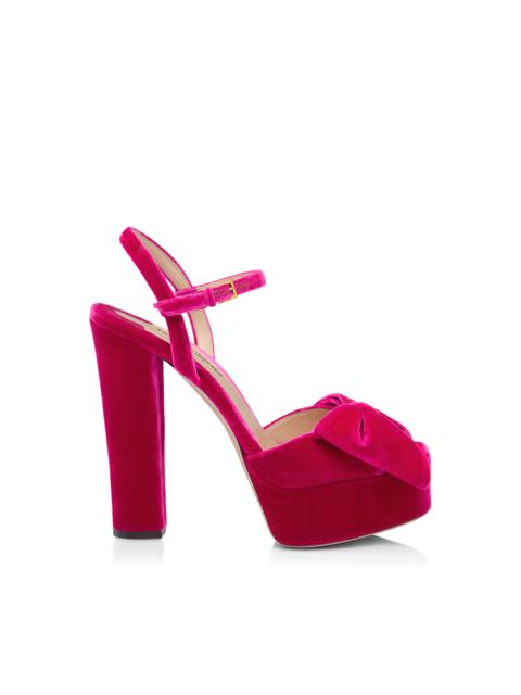 VELVET BRIGITTE PLATFORM SANDAL