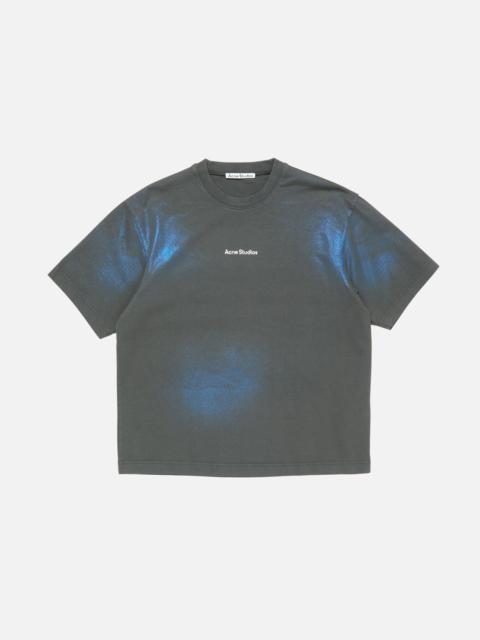 Logo t-shirt - Blue/khaki