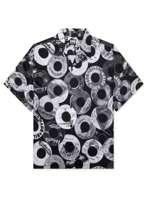 BB BEATS S/S WOVEN (CROPPED) - BLACK