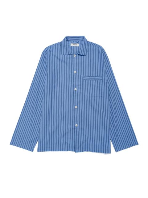 Tekla Poplin Pyjama Shirt Boro Stripes