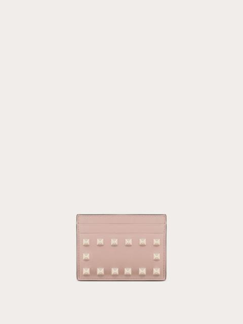 Rockstud Calfskin Cardholder