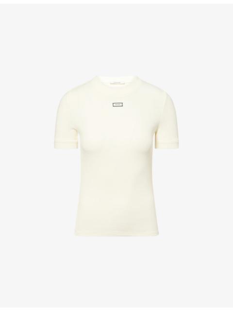 Lounge Ribbed Cotton T-Shirt