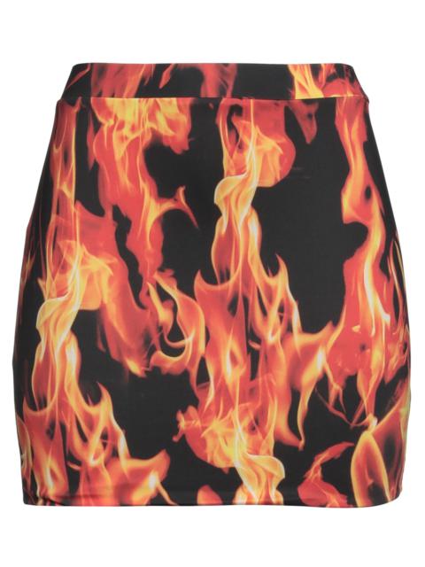 Orange Women's Mini Skirt