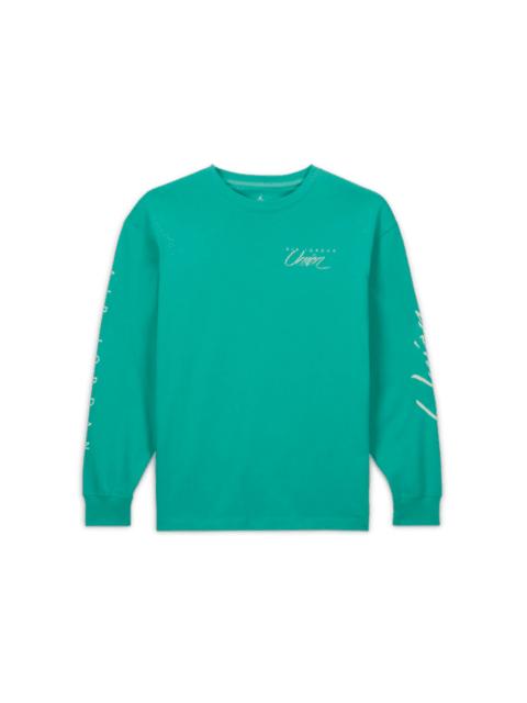 Jordan x Union MJ L/S Tee Kinetic Green/White