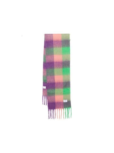 checked scarf