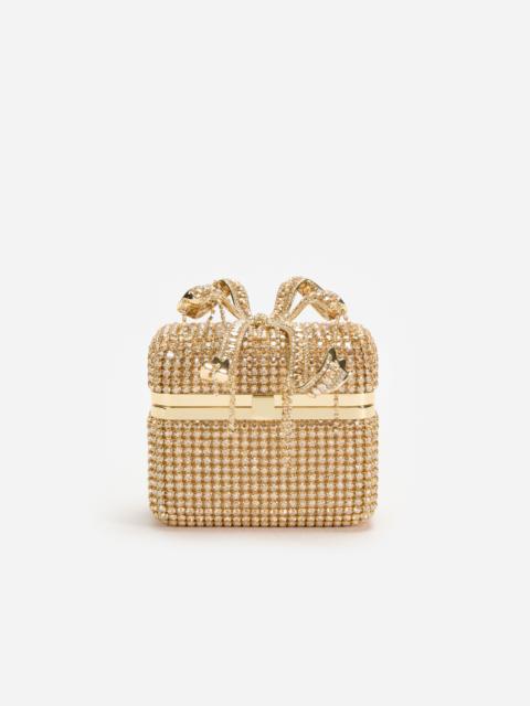 Gold Crystal Vanity Case