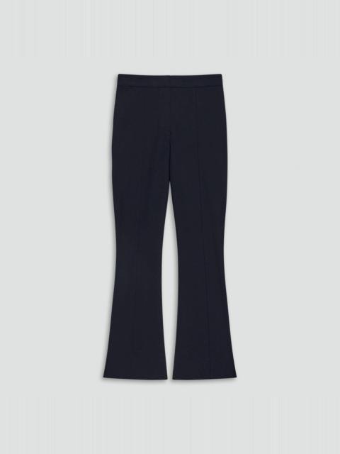Seamed Kick Pant in Stretch Cotton-Blend