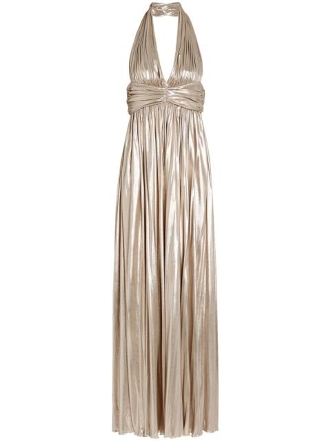 sleeveless long dress