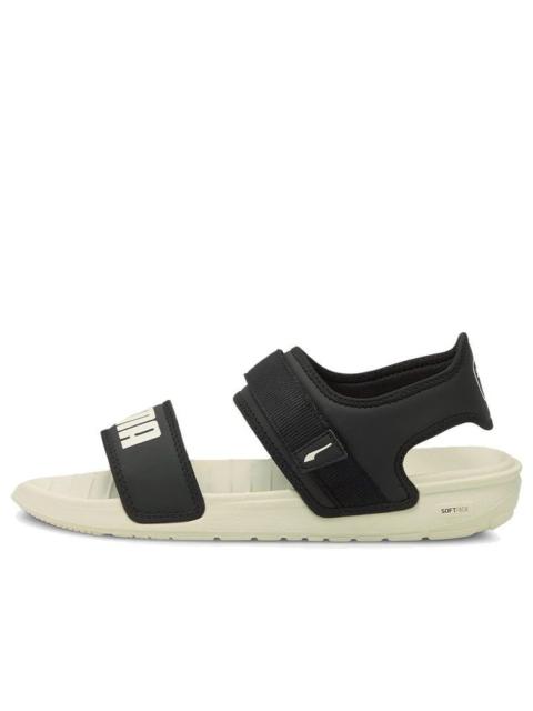 PUMA SoftRide Sandal 'Black Marshmallow' 375104-02