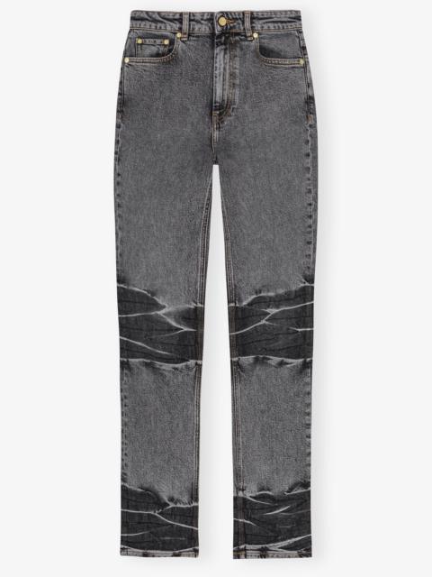 BLACK WASHED STRETCH FUTURE CARRI JEANS