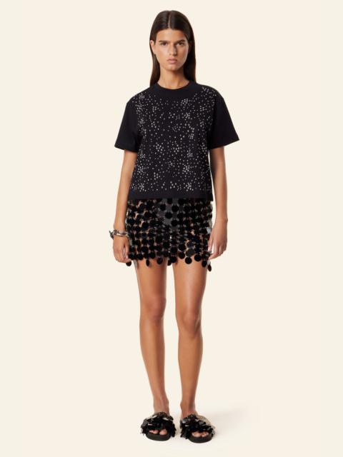 BLACK TOP WITH STUDS