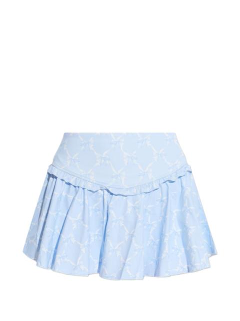 ruffled bow skirt