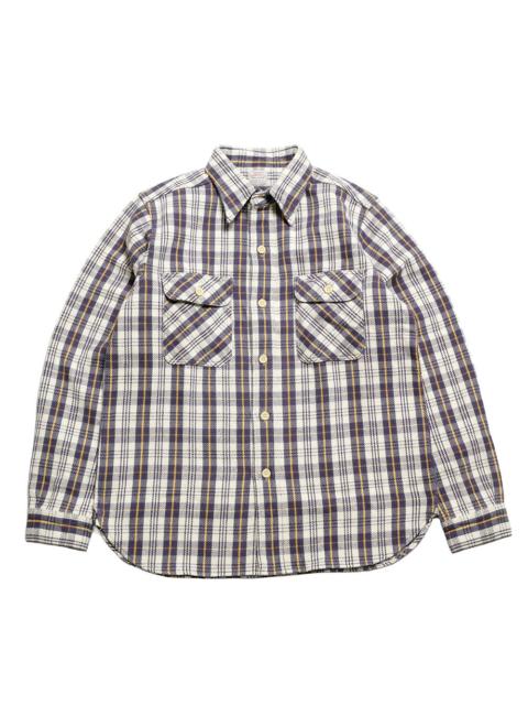 Lot.3104 FLANNEL SHIRTS - E-Pattern - ONE WASH - 3104E-25