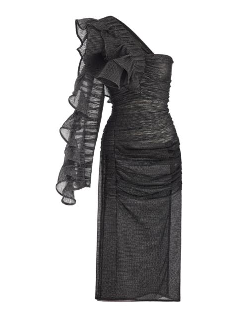 Raider One-Should Midi Dress dark grey