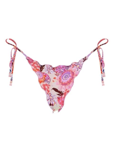 Alegria floral-print bikini bottoms
