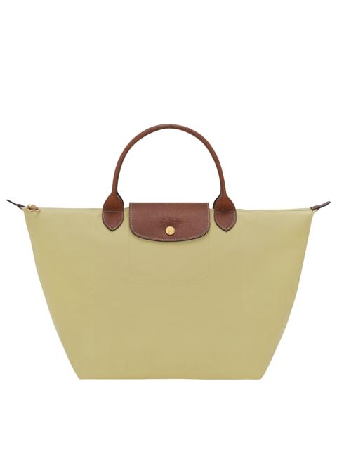 Le Pliage Original M Handbag Pistachio - Recycled canvas