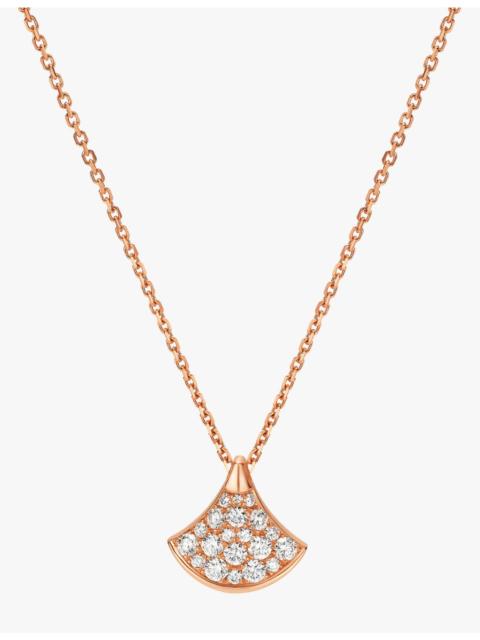 Divas' Dream 18ct rose-gold and 0.47ct diamond necklace