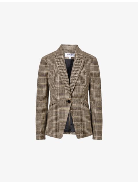 Dickey Crystal-Embellished Woven Jacket