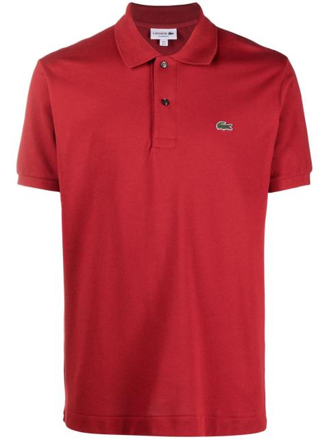 logo embroidered polo shirt