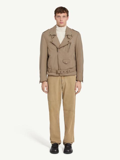 Cotton biker jacket