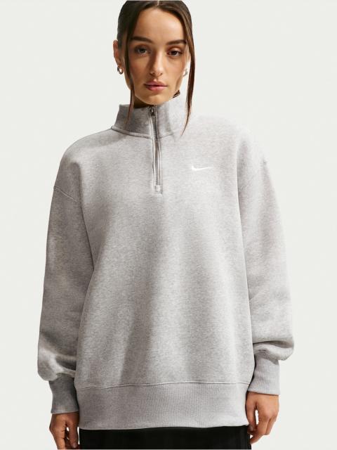 Nike Sportswear Phoenix Fleece Women's Oversized 1/4-Zip Long Sweatshirt
