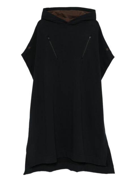 x Fox Lab hooded zip fleece overshirt