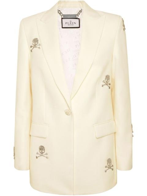 Skull Strass blazer