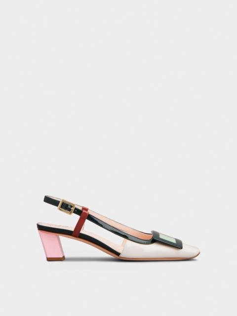 Belle Vivier Slingback Pumps in patent leather