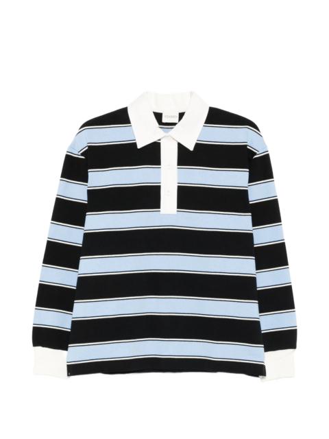 Closed Striped Polo Top