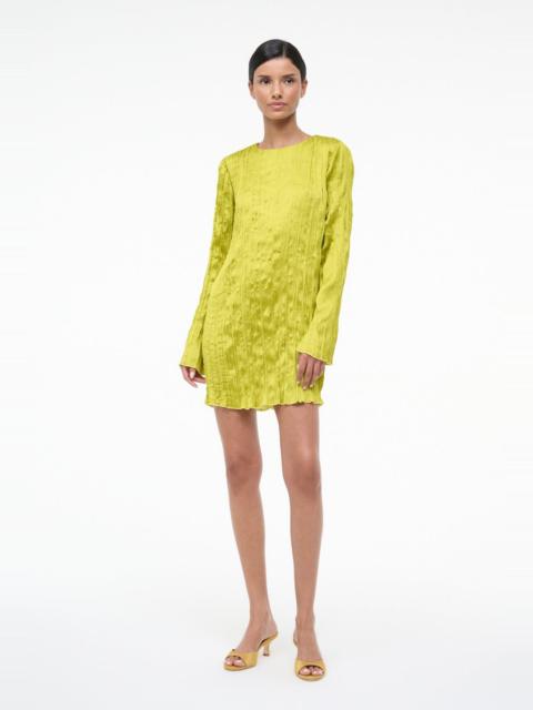 STAUD KONA DRESS CHARTREUSE