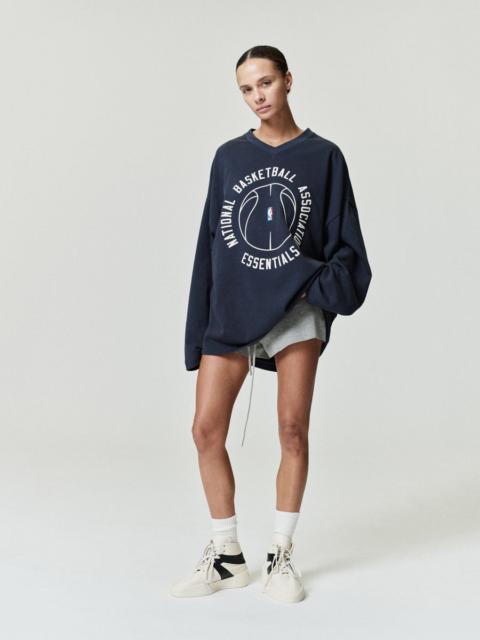 NBA X Barkley Hendricks Long Sleeve V-Neck Tee