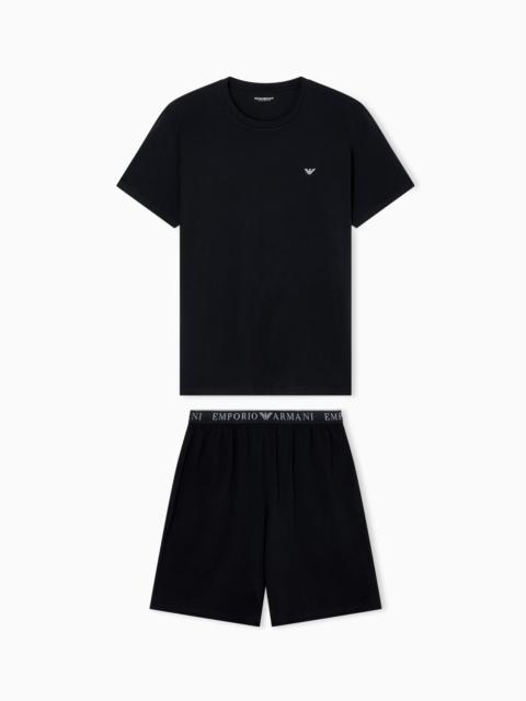 ASV ENDURANCE ORGANIC JERSEY PYJAMAS WITH BERMUDA SHORTS