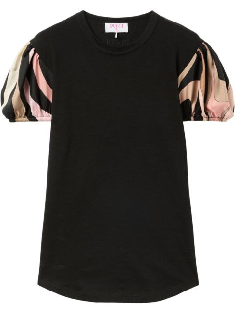 printed-sleeves t-shirt