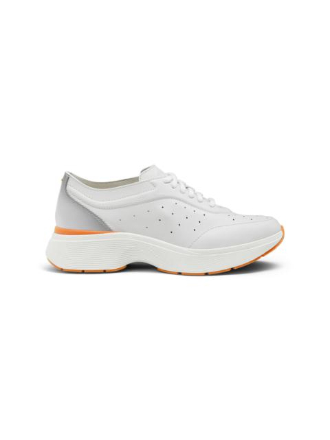 Women's white leather Bounce sneaker