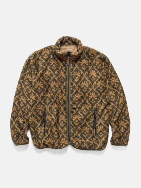 YOSEMITE Arabesque Fleece ZIP Blouson Khaki