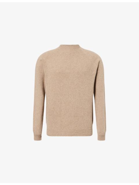 Crewneck Knitted Wool Jumper