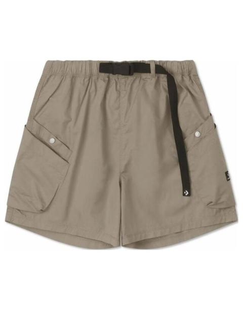 (WMNS) Converse Woven Utility Shorts 'Olive Green' 10026395-A06