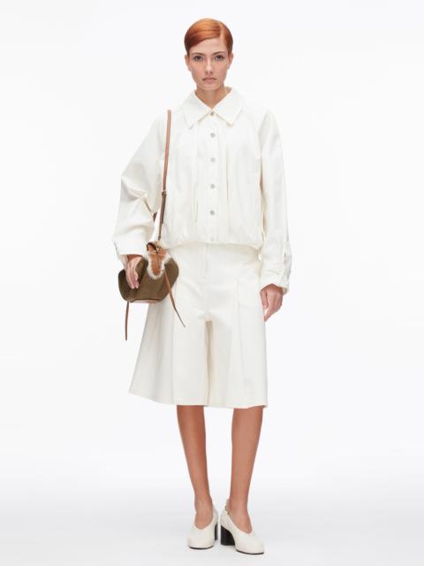 Snap Front Blouson Bomber Jacket