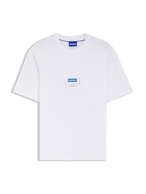 COTTON-JERSEY T-SHIRT WITH WORKWEAR-INSPIRED LOGO LABEL